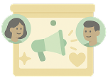 Employee engagement icon